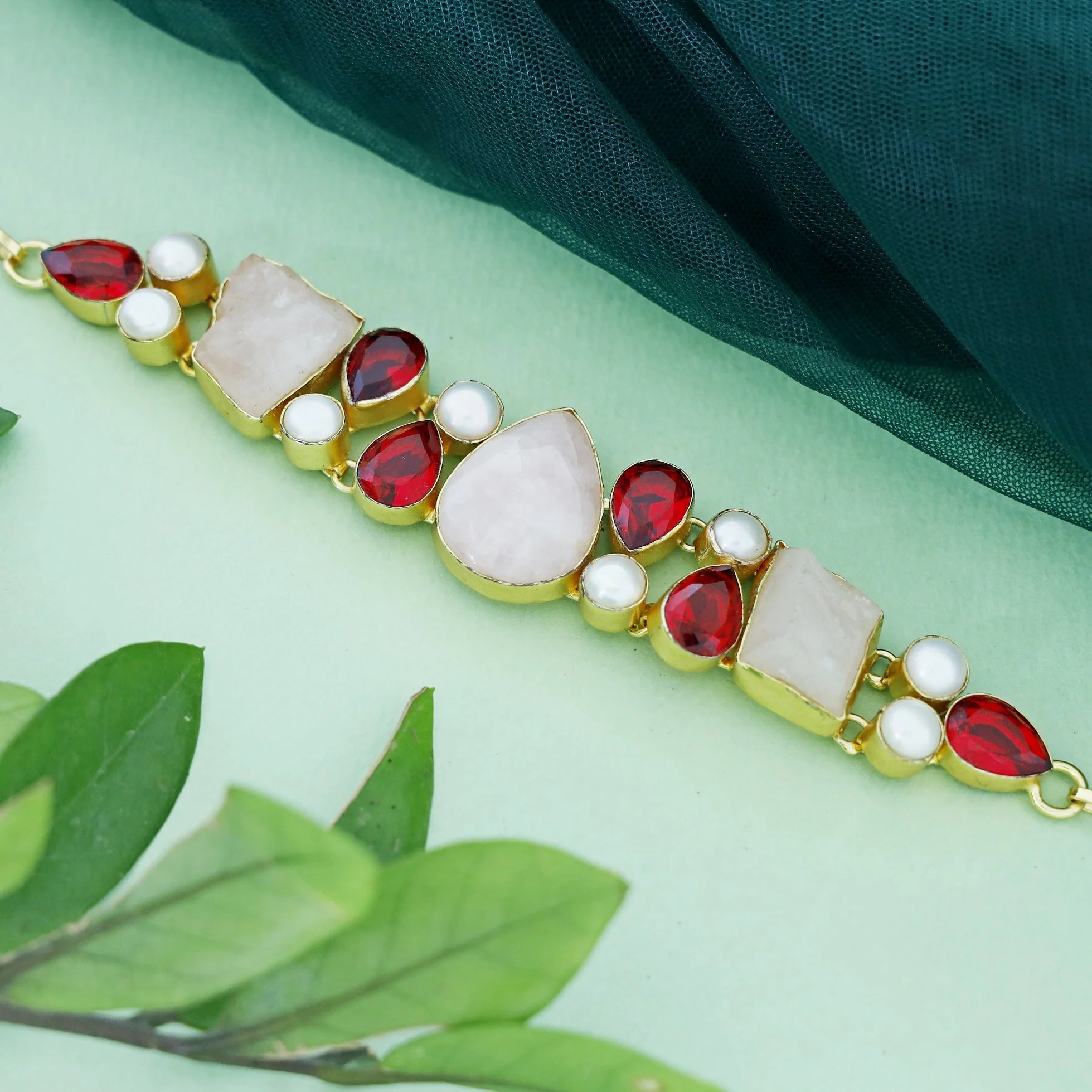 Red and White Choker - Image 3